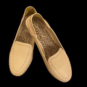 New Never warn Seven7 Tan slip on shoes
